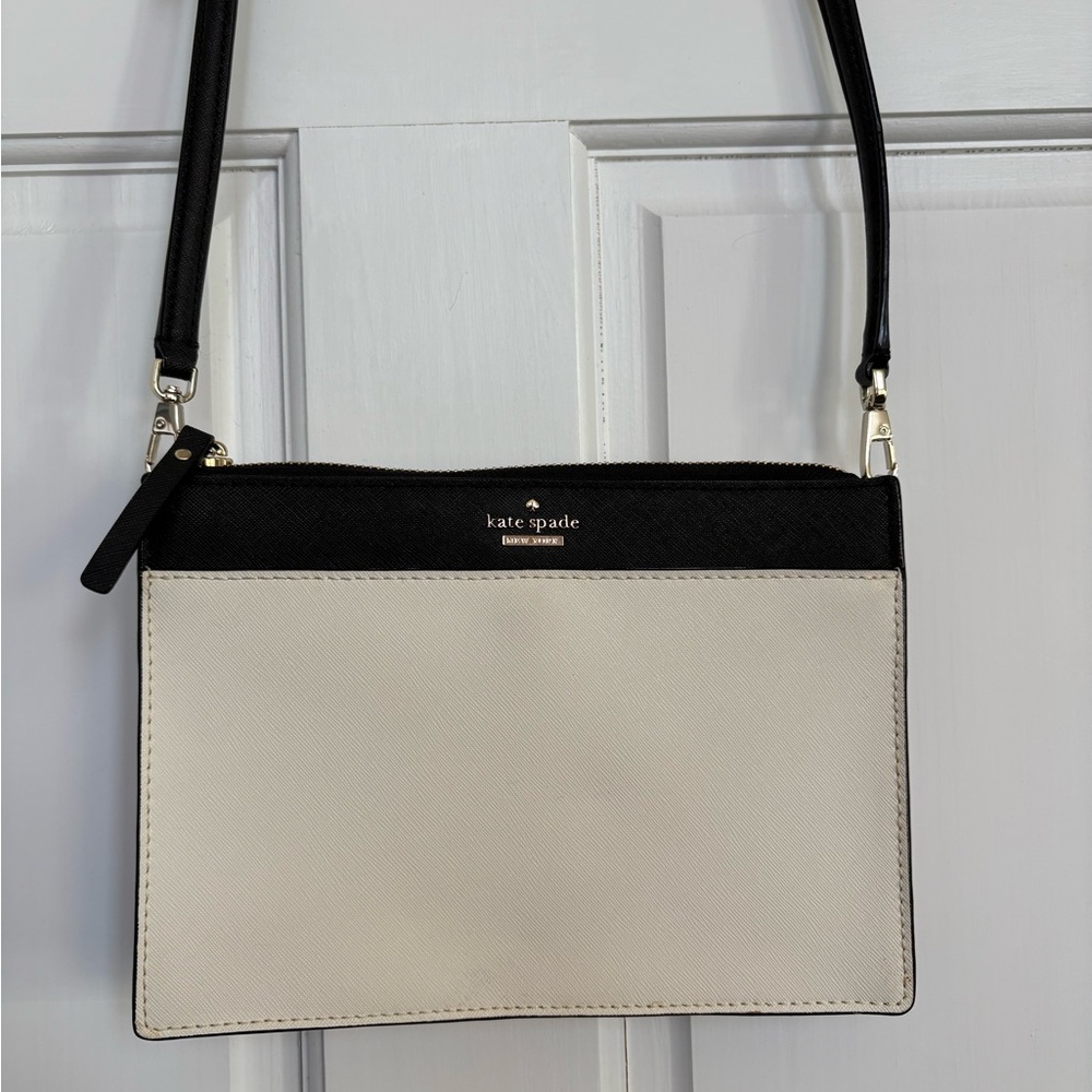 Kate Spade Cameron Street Clarice Black / Cream / Light Pink Crossbody Bag